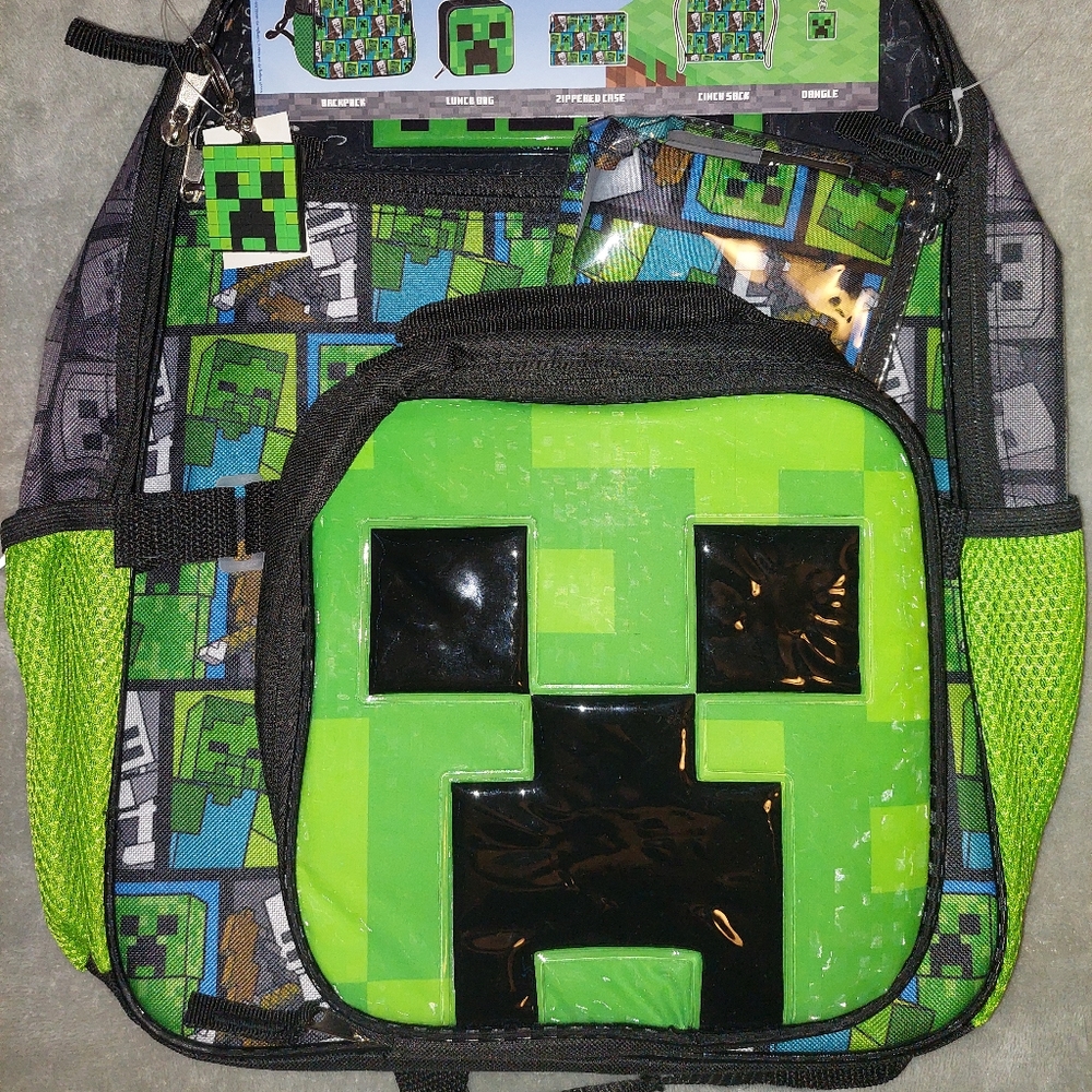 Minecraft Creeper Backpack - Picture 12 of 12